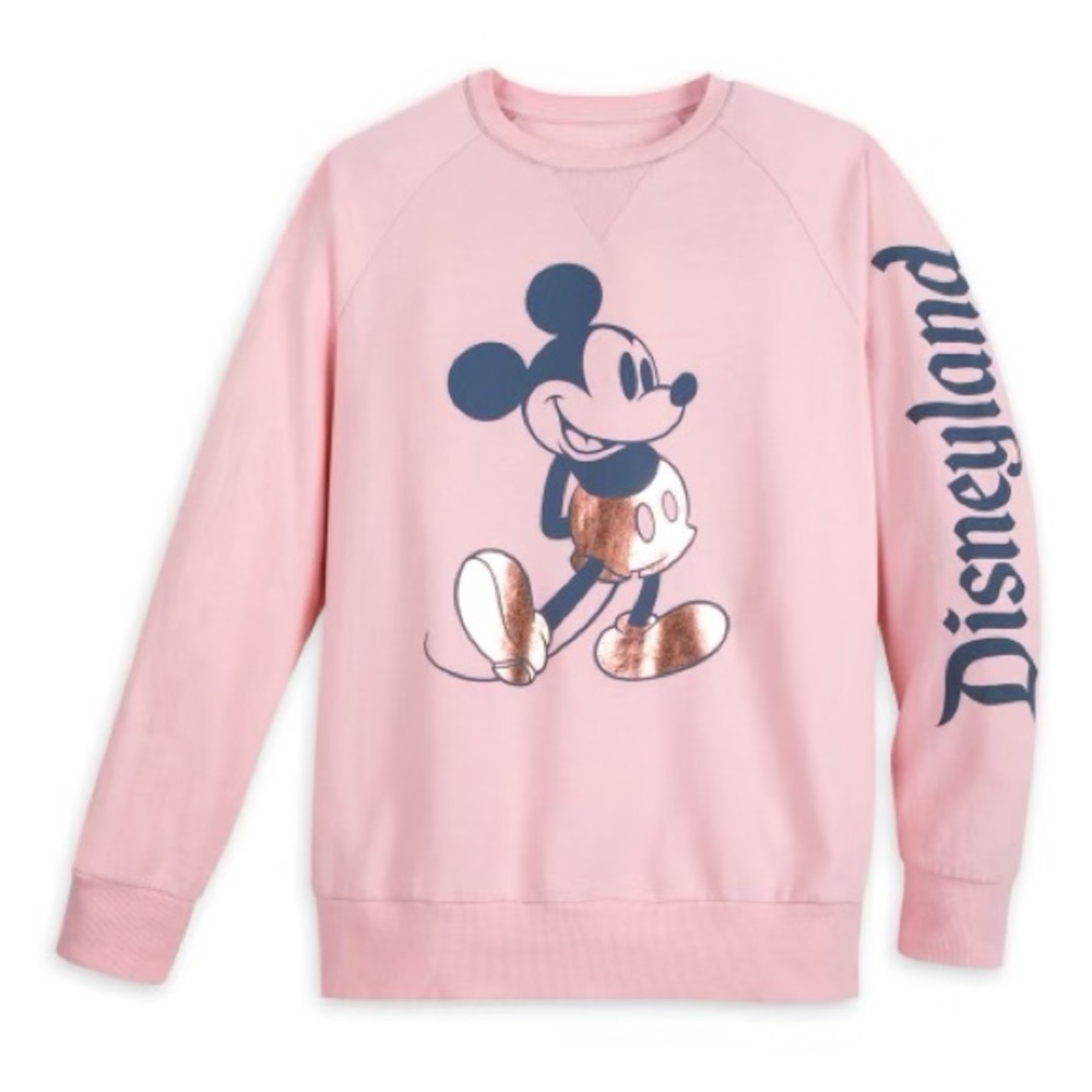 Pink/Briar Rose Gold Disney Mickey Mouse Shirt